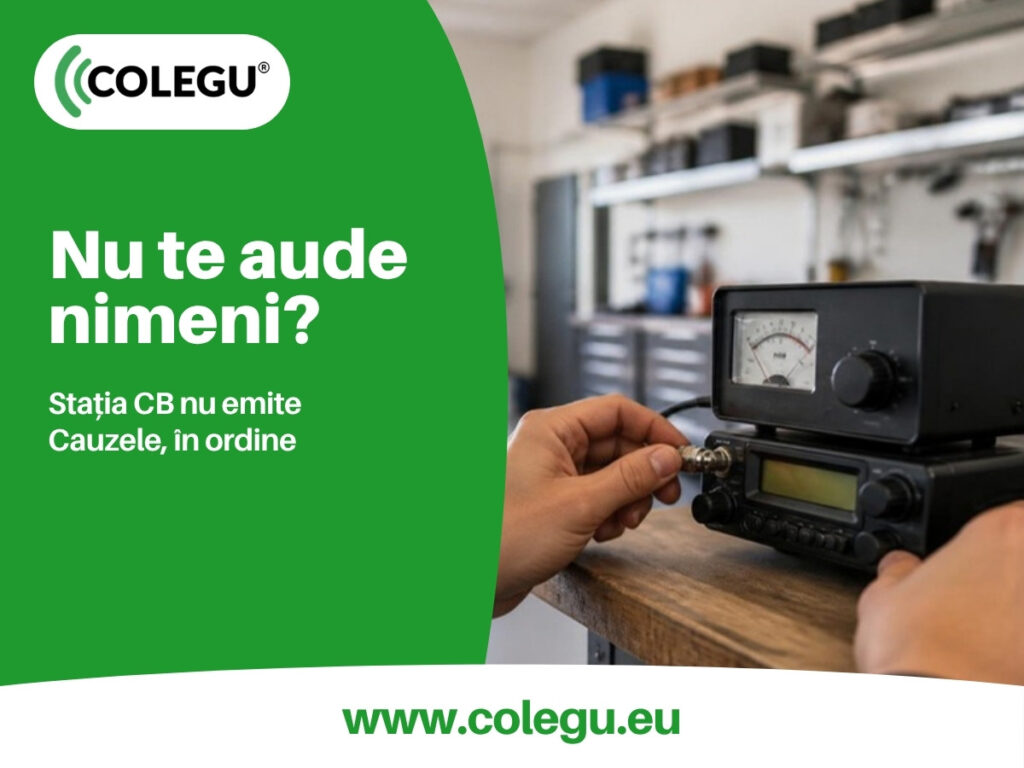 Stația CB nu emite: cauzele pentru care nu te aude nimeni, verificate în ordine
