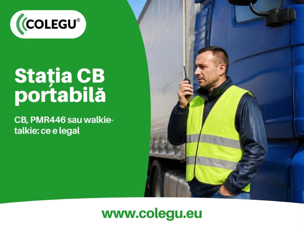 Stație CB portabilă, PMR446 sau walkie-talkie: ce e legal fără licență