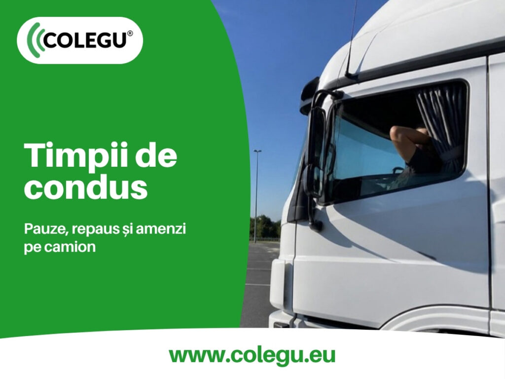 Timpii de condus și de odihnă pentru șoferii de camion