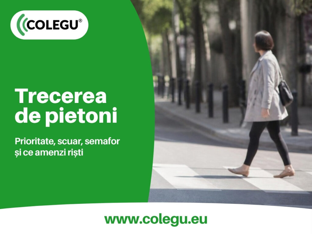 Trecerea de pietoni: ce spune codul rutier pentru șofer și pentru pieton