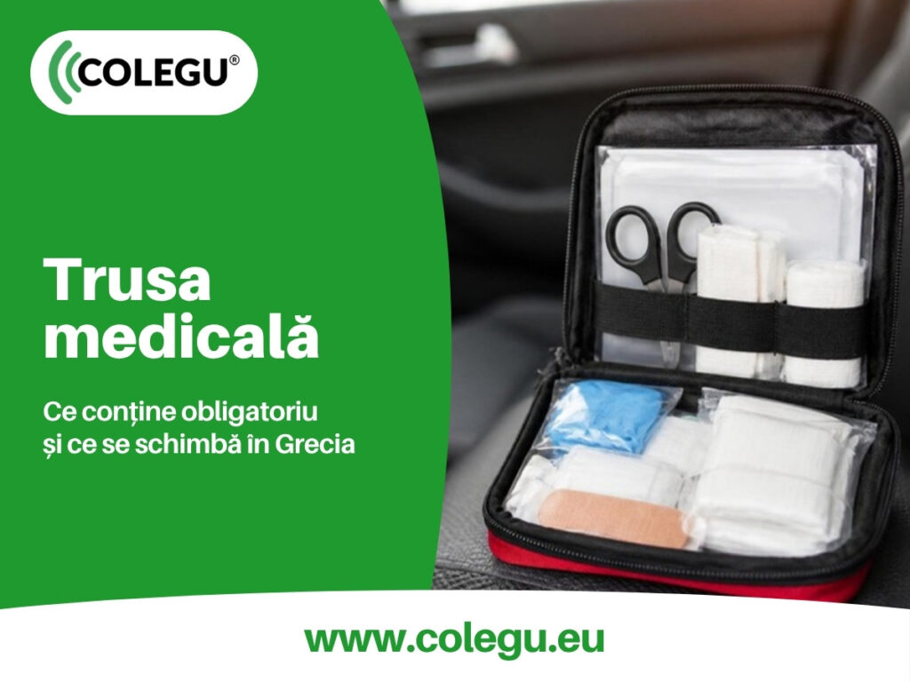 Trusa medicală auto: conținutul obligatoriu și valabilitatea