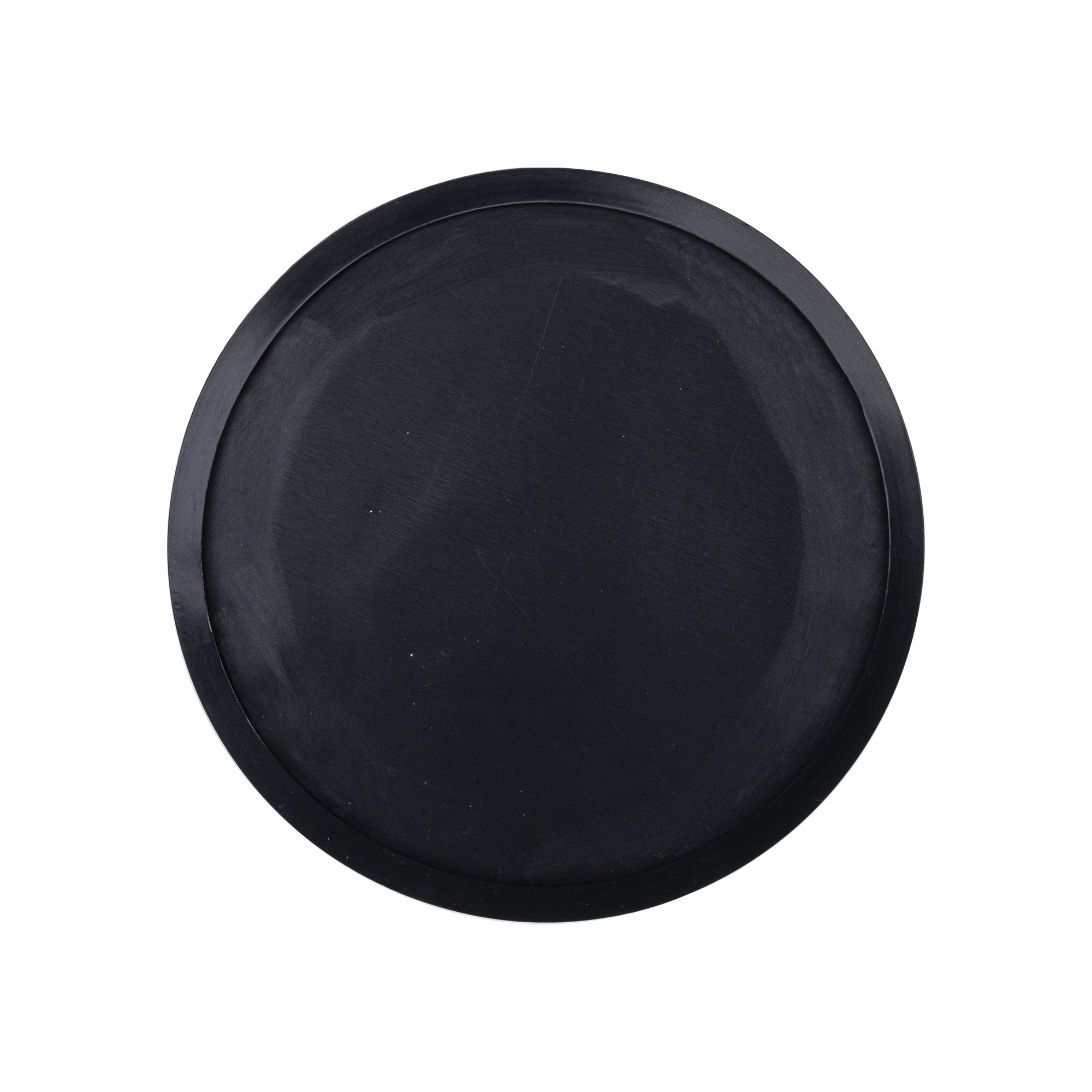 Talpă de cauciuc PNI de 125 mm, văzută de sus, pe fundal alb
