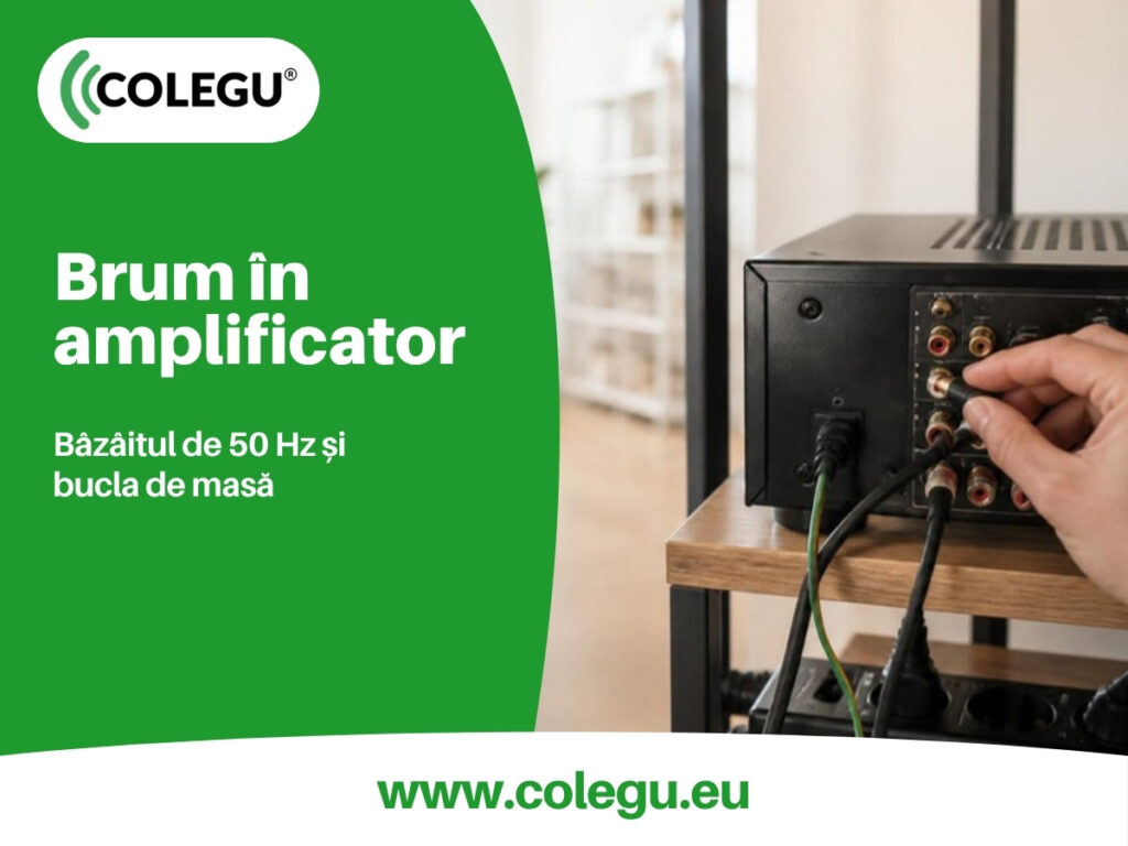 Amplificatorul bâzâie: bucla de masă, cablurile, aparatul