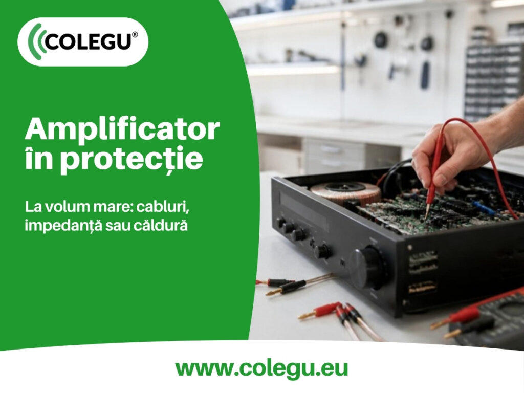 Amplificatorul intră în protecție: cablurile, impedanța, căldura