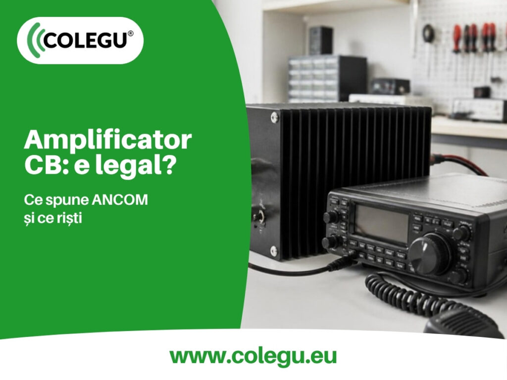 Amplificator pe stația CB: ce spune legea în România