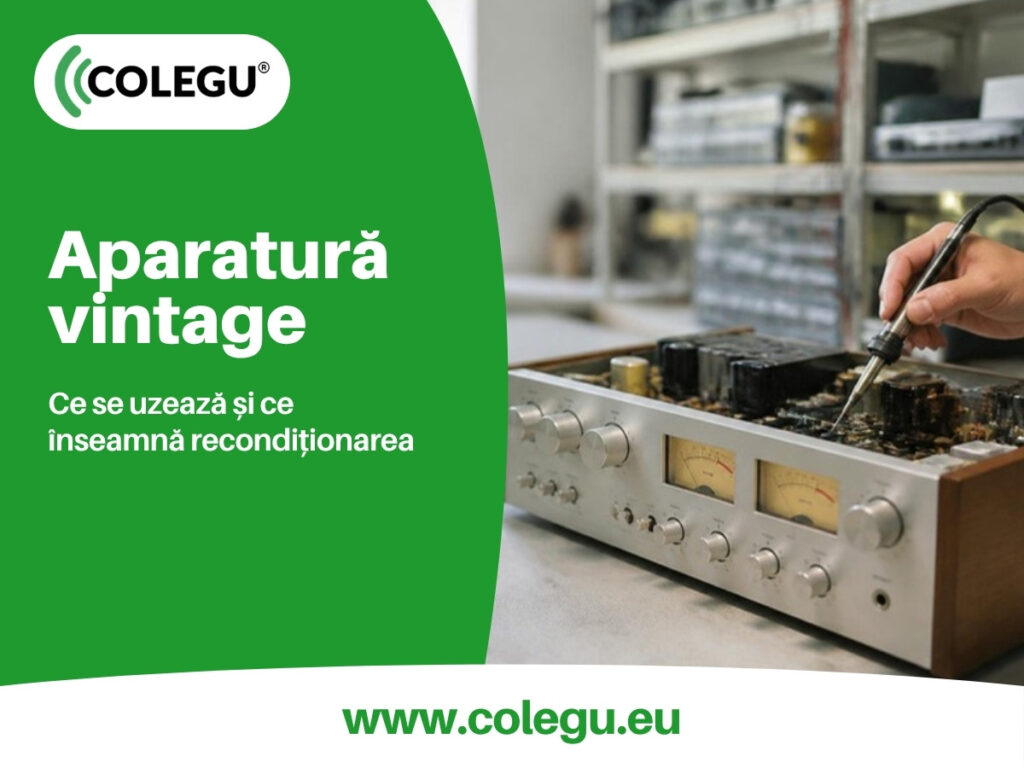 Service audio vintage: ce înseamnă o recondiționare