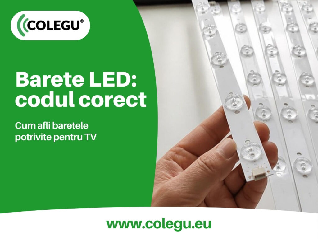 Barete leduri TV: cum afli codul potrivit