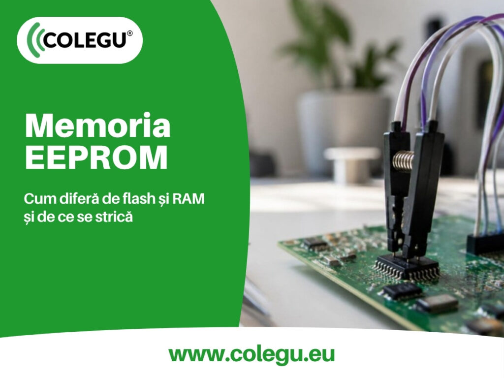 EEPROM ce este: memoria 24C02, 93C46 și 95160 explicată