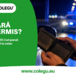 Șofer oprit la control fără permis de conducere valabil