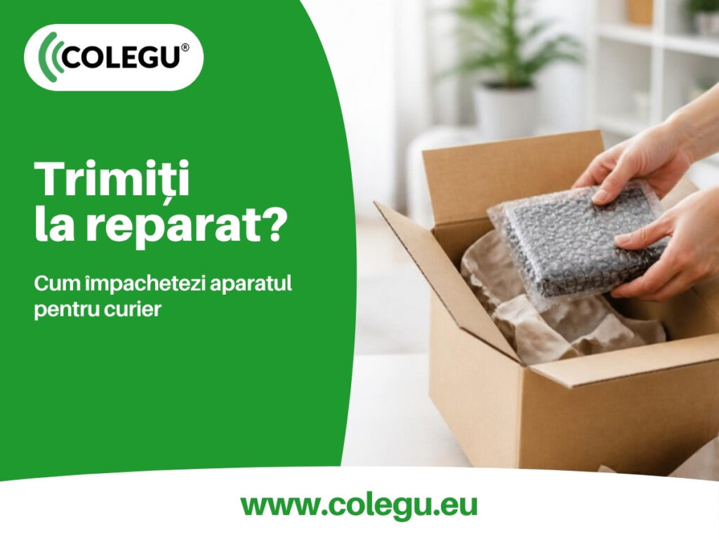 Cum împachetezi aparatul pentru curier: cutie, umplutură, baterii și bilet