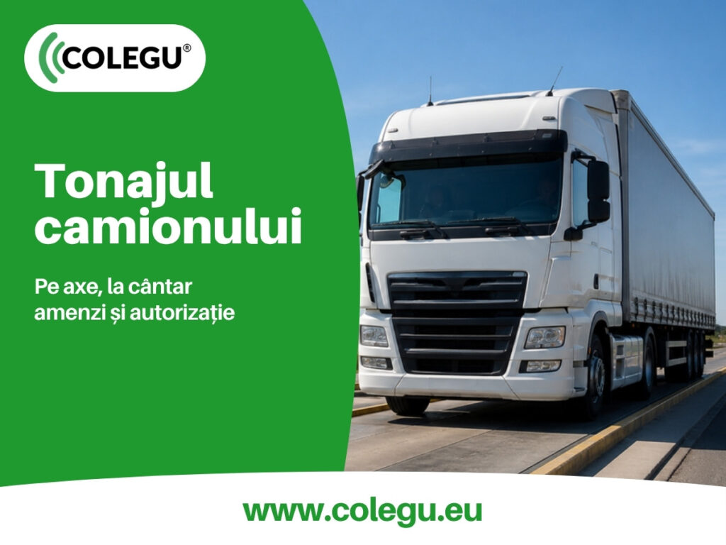 Masa maximă admisă la camion și pe axă, cântărirea și amenzile pentru depășirea tonajului