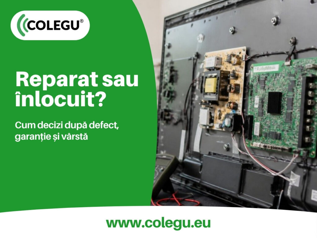 Merită reparat televizorul? Cum decizi între reparație și unul nou