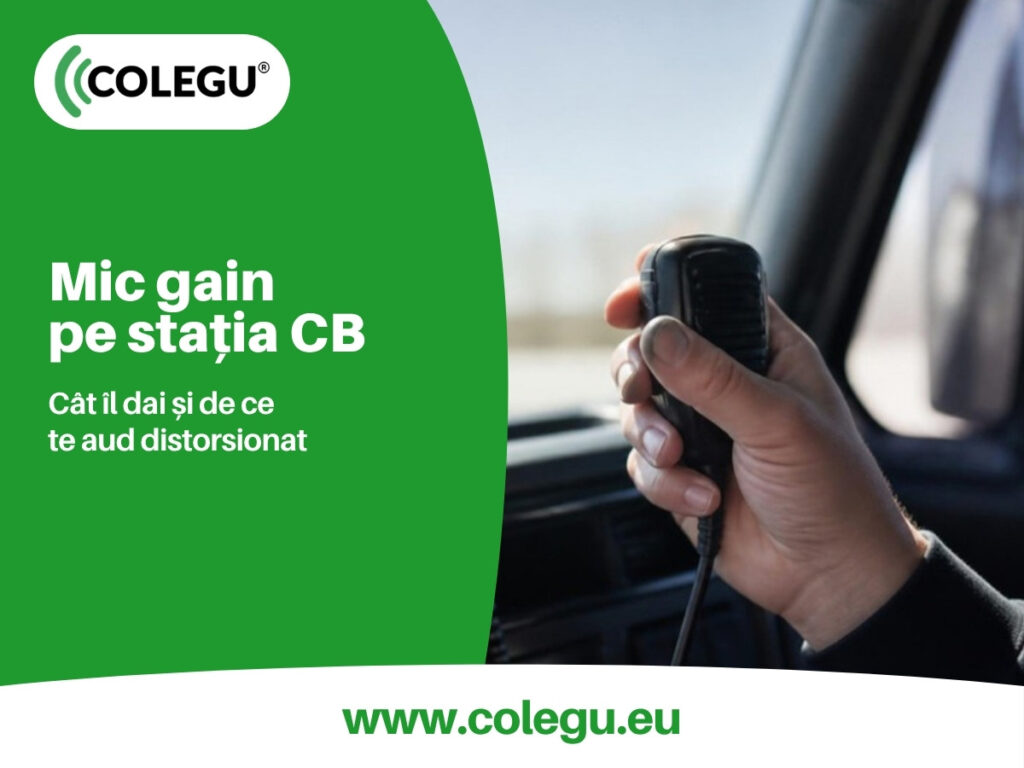Reglajul mic gain pe stația CB