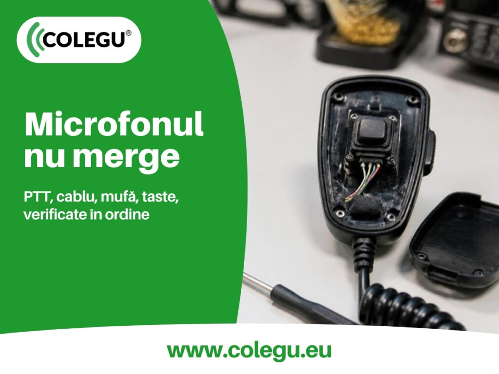 Microfonul stației CB nu merge: PTT, cablu, mufă și taste
