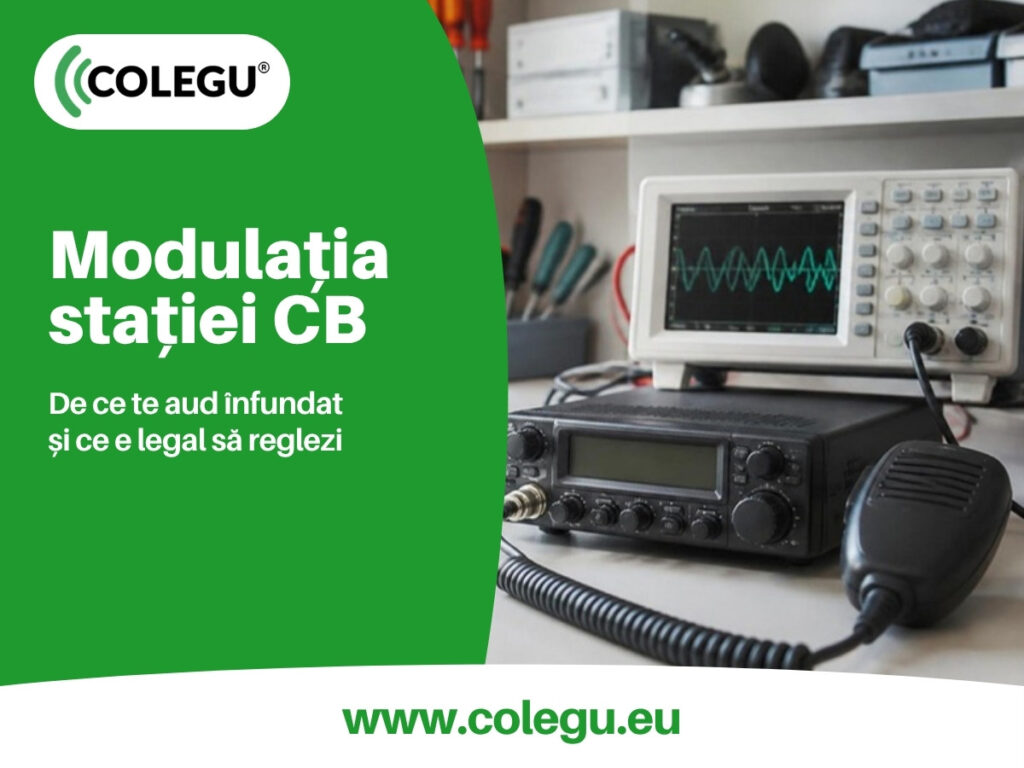 Modulația stației CB: de ce te aud înfundat sau distorsionat