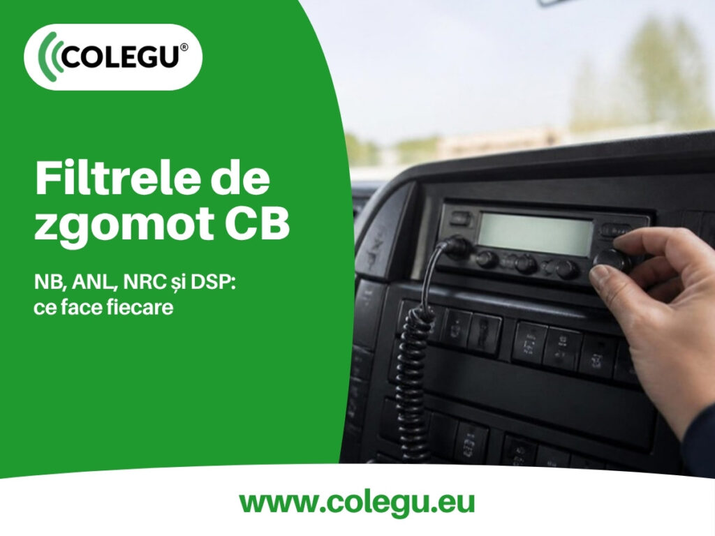 Filtrele de zgomot ale stației CB: NB, ANL, NRC și DSP