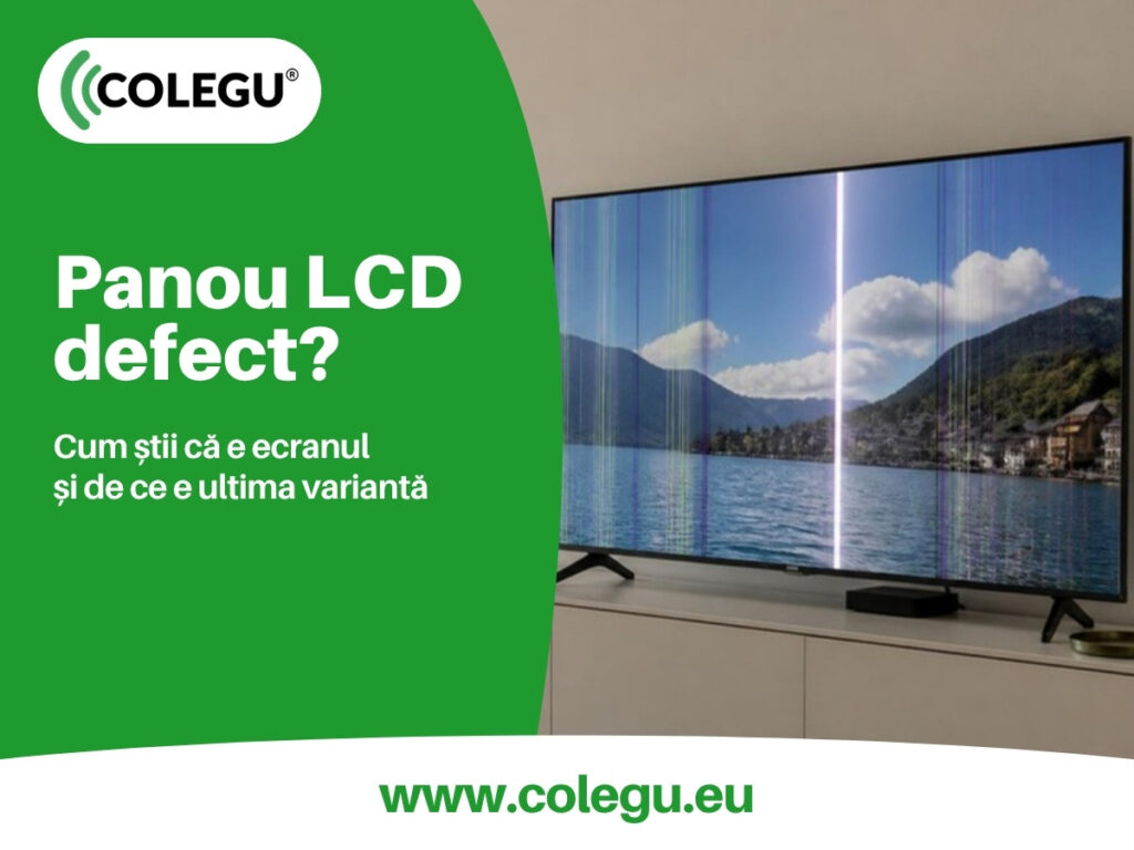 Panou LCD defect: cum știi că e de vină ecranul