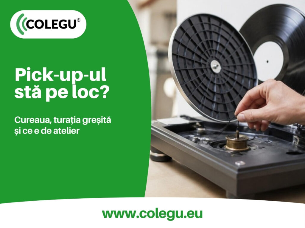 Pick-up nu se învârte sau are turația greșită