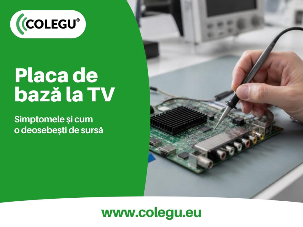 Placa de bază a televizorului: când e ea de vină
