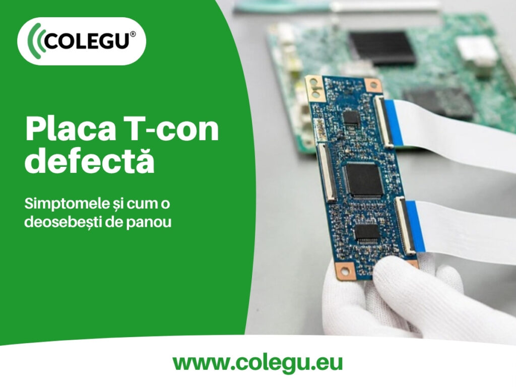 Placa T-con defectă: simptomele și cum o deosebești de panoul televizorului