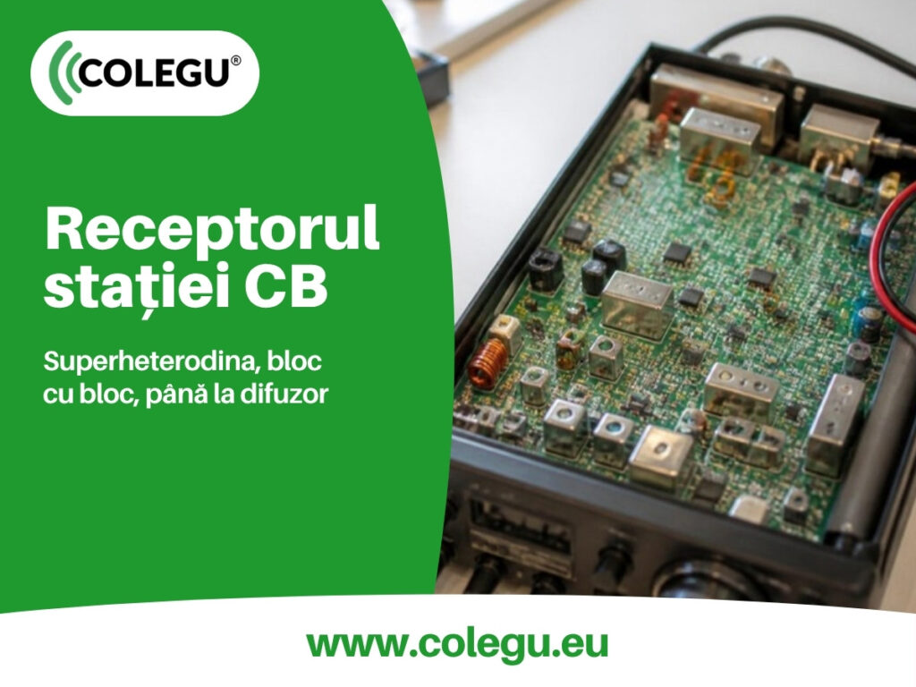 Receptorul superheterodină al stației CB, bloc cu bloc