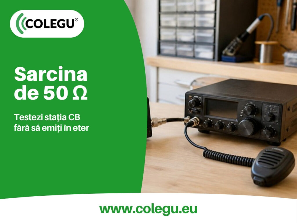 Sarcina artificială de 50 Ω pentru testul stației CB