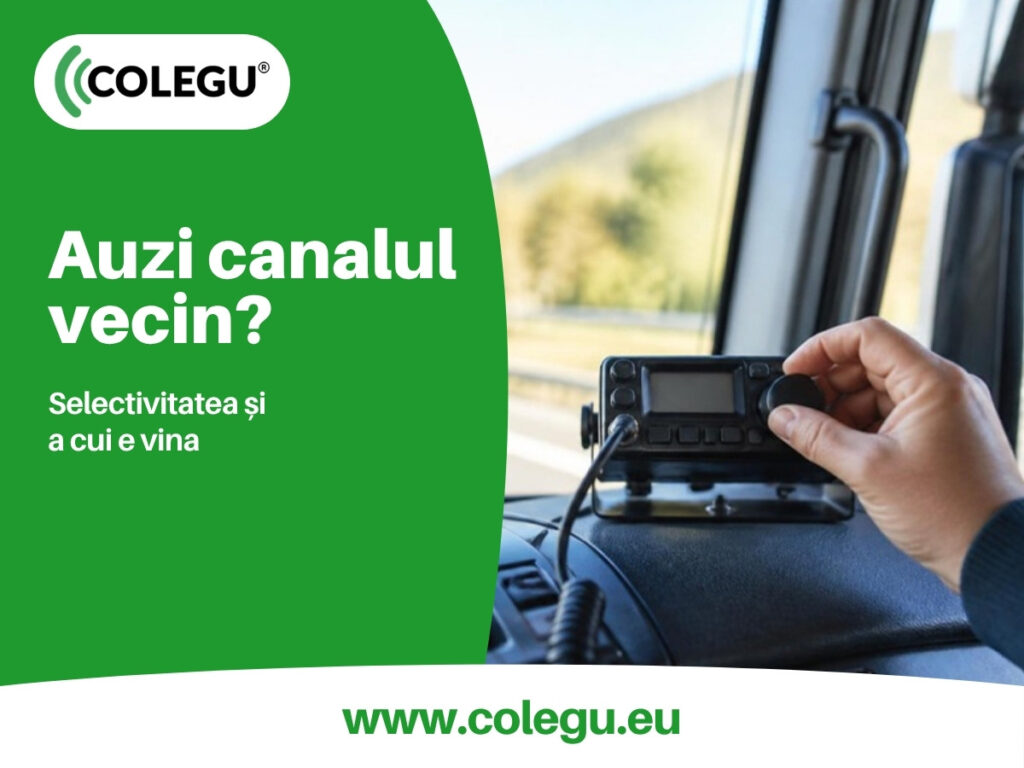 Selectivitatea stației CB și canalul vecin