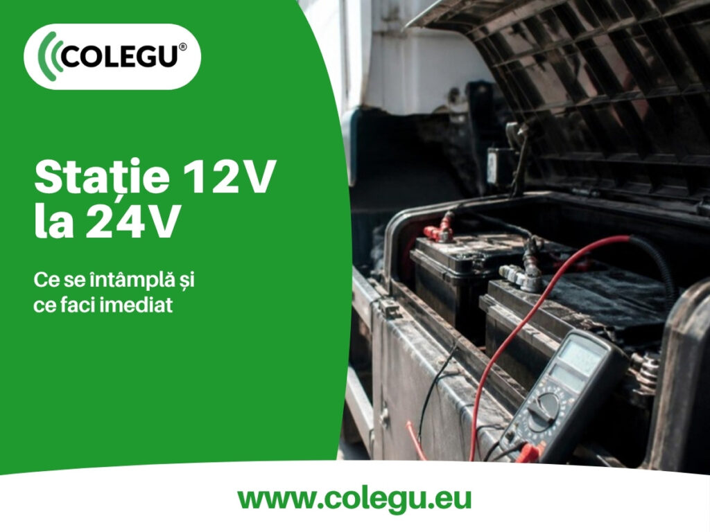 Stație CB de 12 V legată la 24 V: ce faci imediat