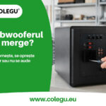 Subwoofer activ nu merge: ce verifici