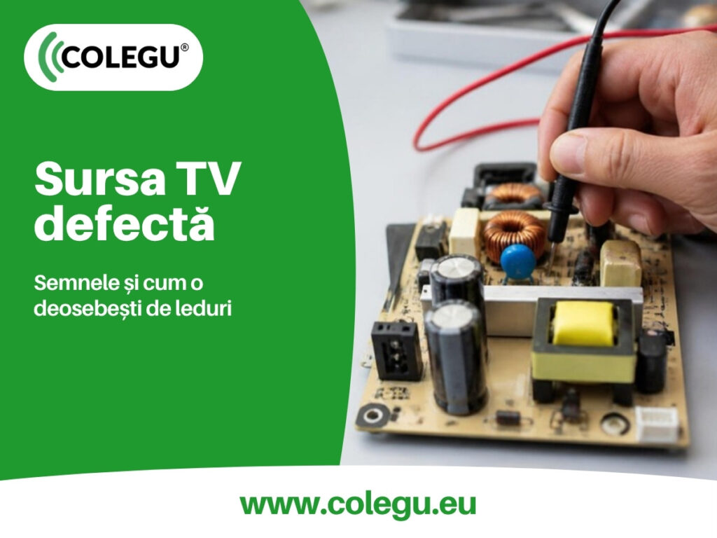 Sursa TV defectă: semne, cauze și ce faci
