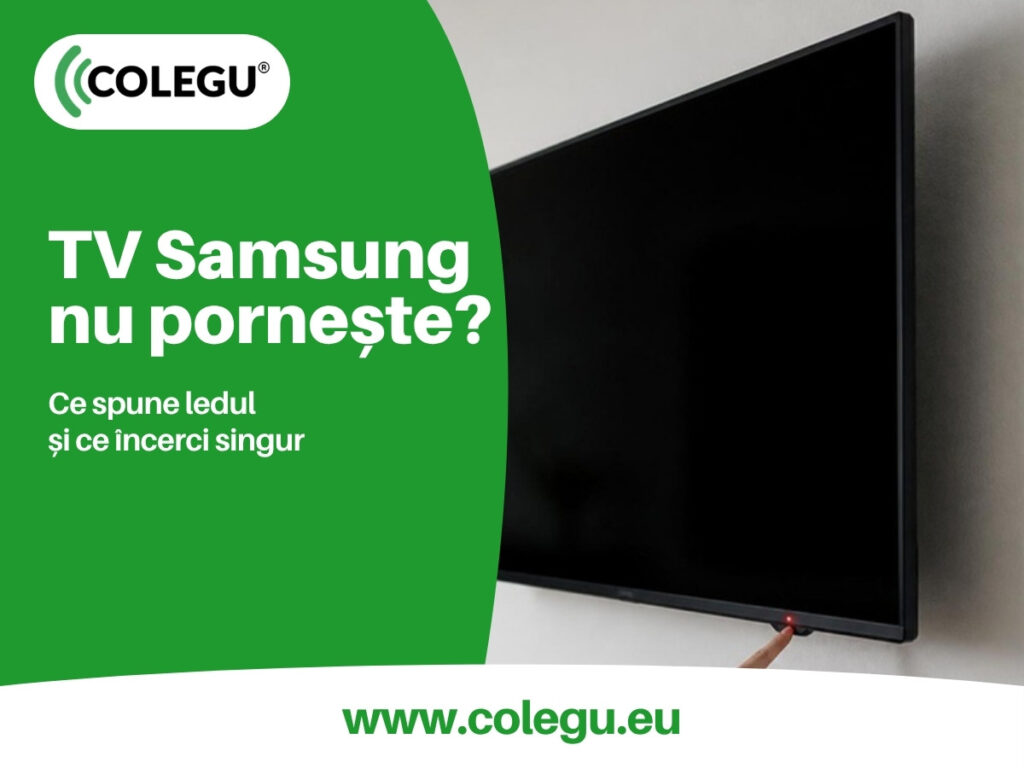 Televizor Samsung nu pornește sau nu are imagine