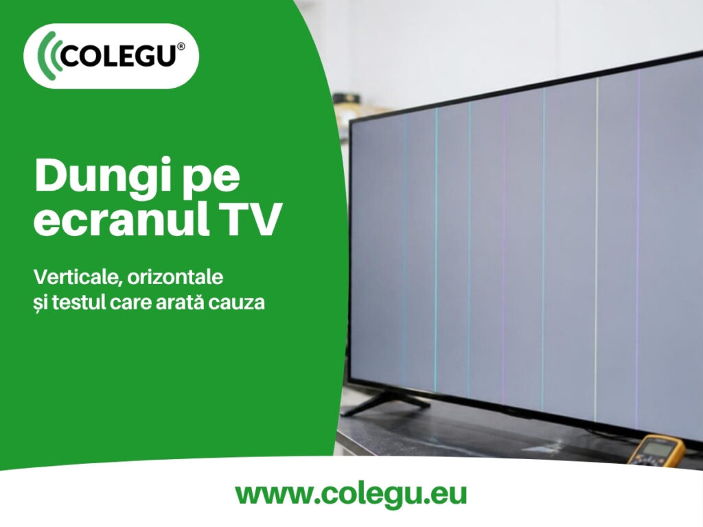 Televizorul face dungi pe ecran: verticale, orizontale sau pe mijloc