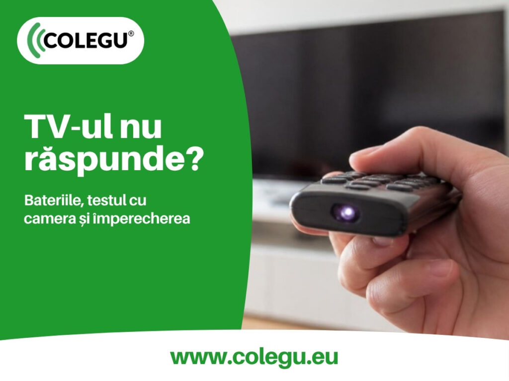 Televizorul nu răspunde la telecomandă: telecomanda sau televizorul