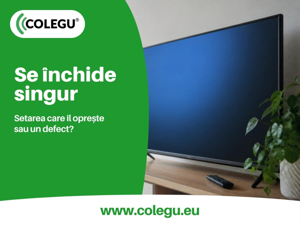 Televizorul se închide singur: setare sau defect