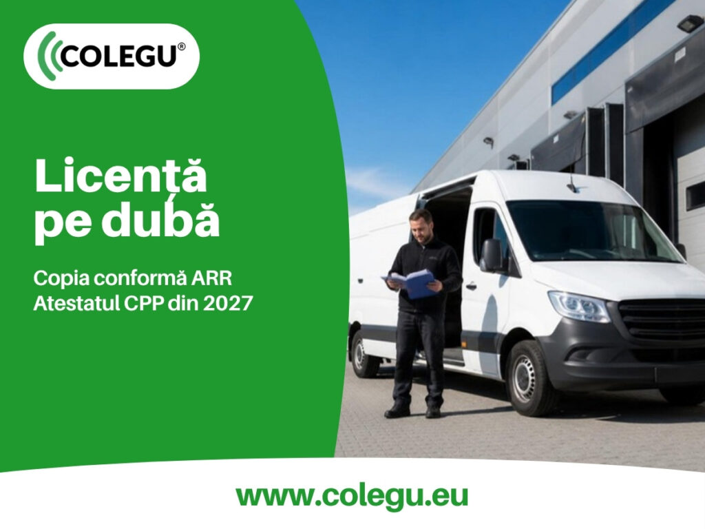 Licență de transport marfă pentru duba de 3,5 tone: licența comunitară, copia conformă și atestatul șoferului