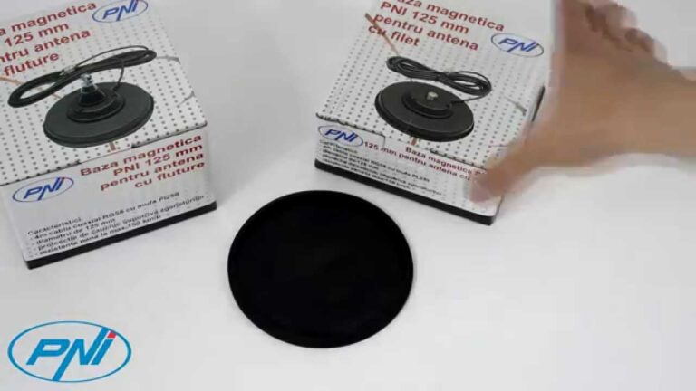 Talpă de Cauciuc PNI pentru Baza Magnetică de 125 mm, Antene ML100, S75, S9